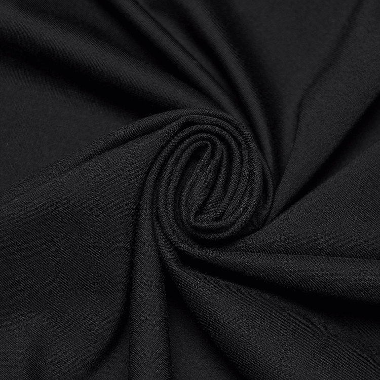 Black Halter Asymmetric Layered Hem Mini Dress - image 10