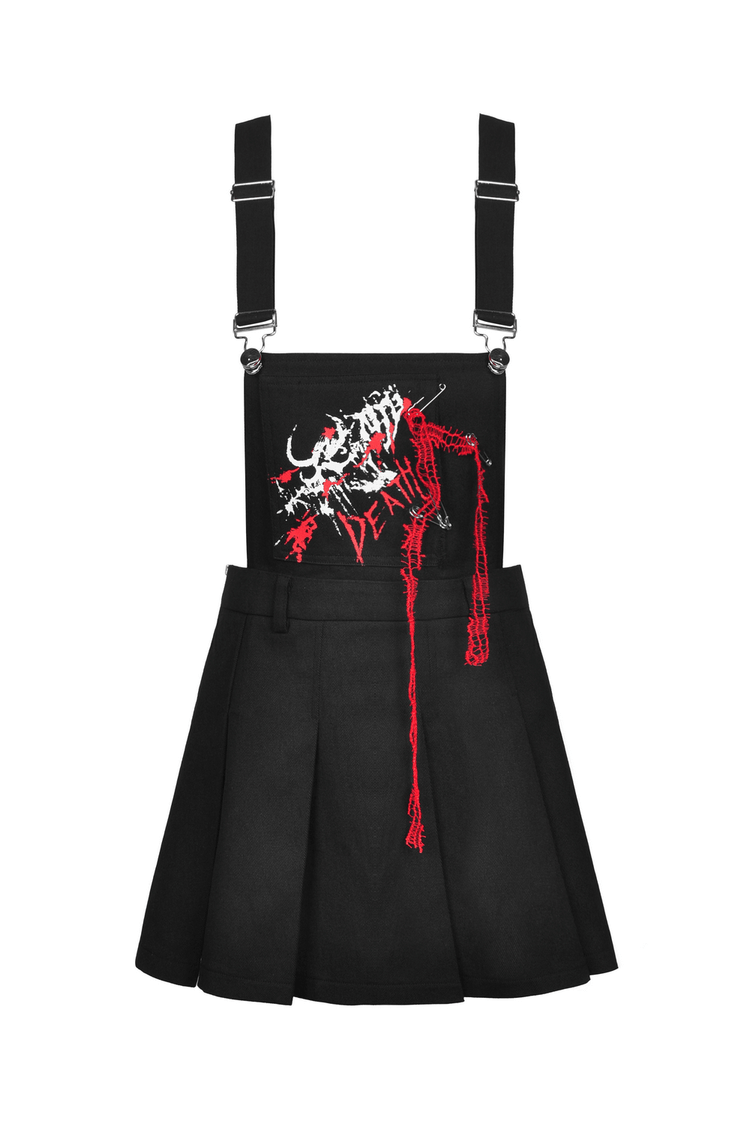 Blood Devil Pleated Dress With Adjustable Straps - image 4
