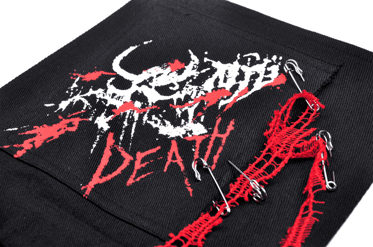 Blood Devil Pleated Dress With Adjustable Straps - image 7