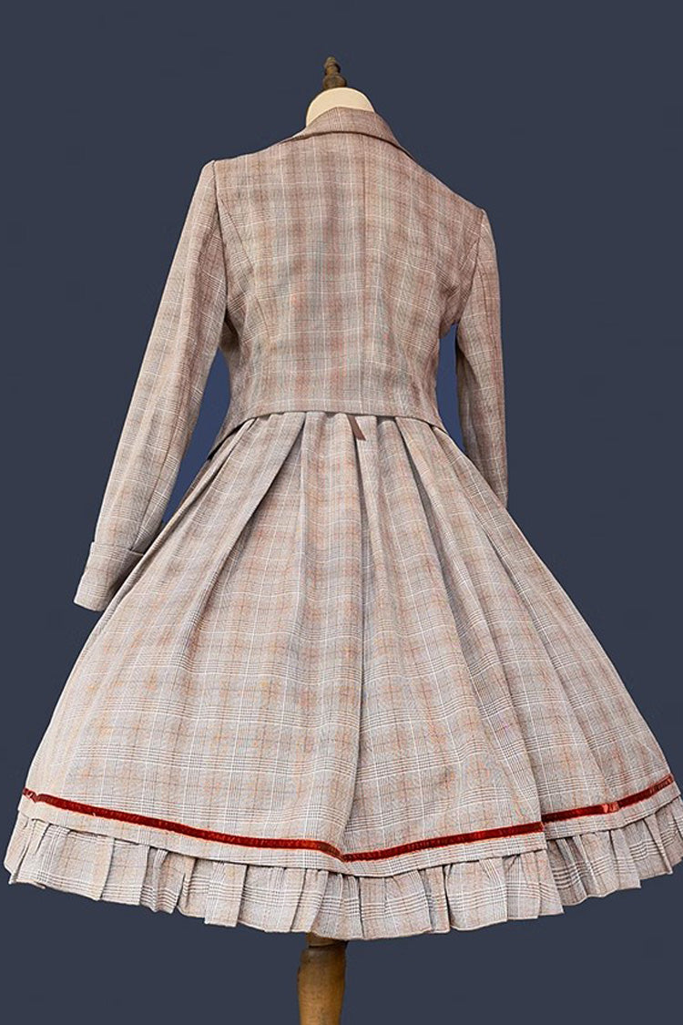 Princess Lost In The Fog Ruffle College Style Elegant Classic Lolita JSK Dress 2 Colors - Product - 15