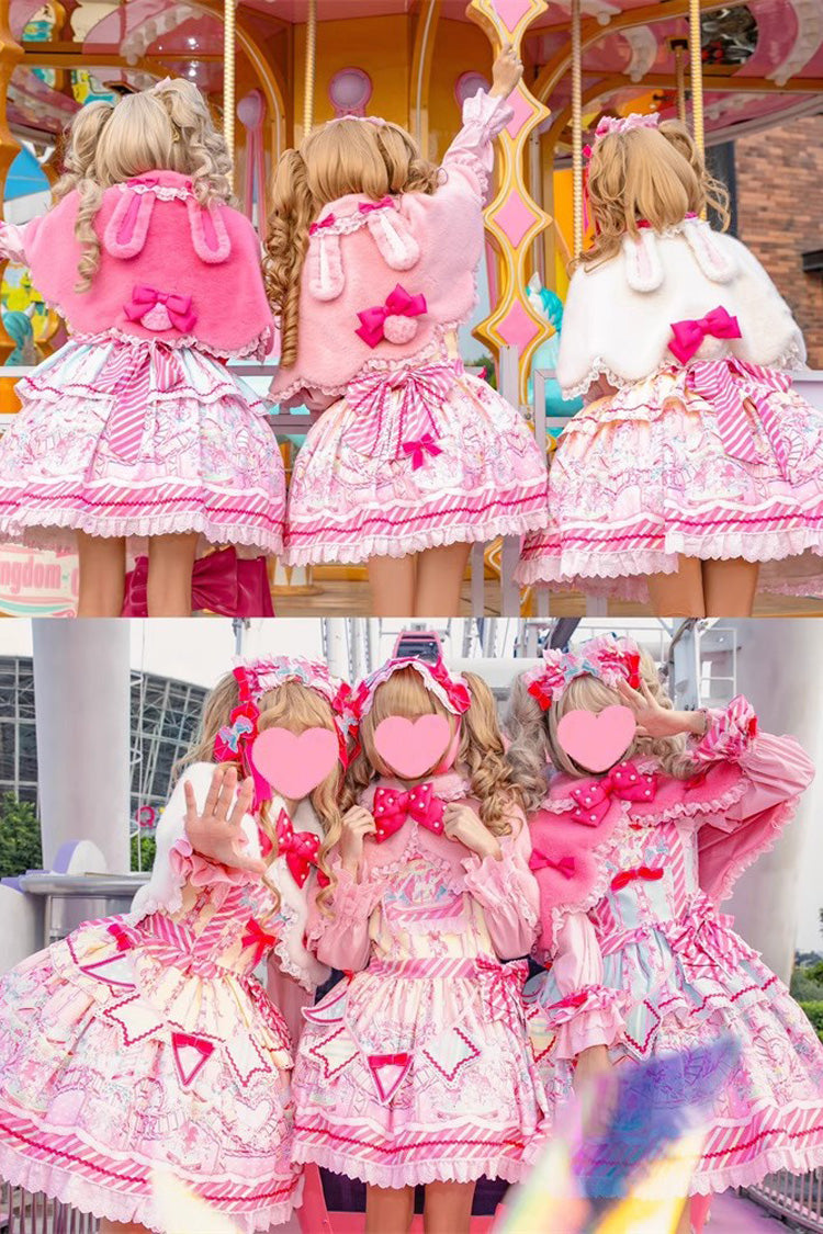 [Candy Park] Bowknot Lace Sweet Princess Lolita Shawl Cape 9 Versions - Product - 3
