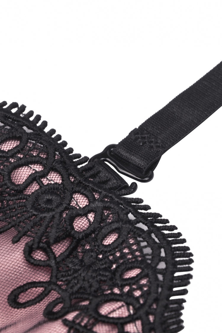 Pink Sleeveless Multi-Layered Lace Women's Lolita Slip Dress Graduation Dress - Product - 13