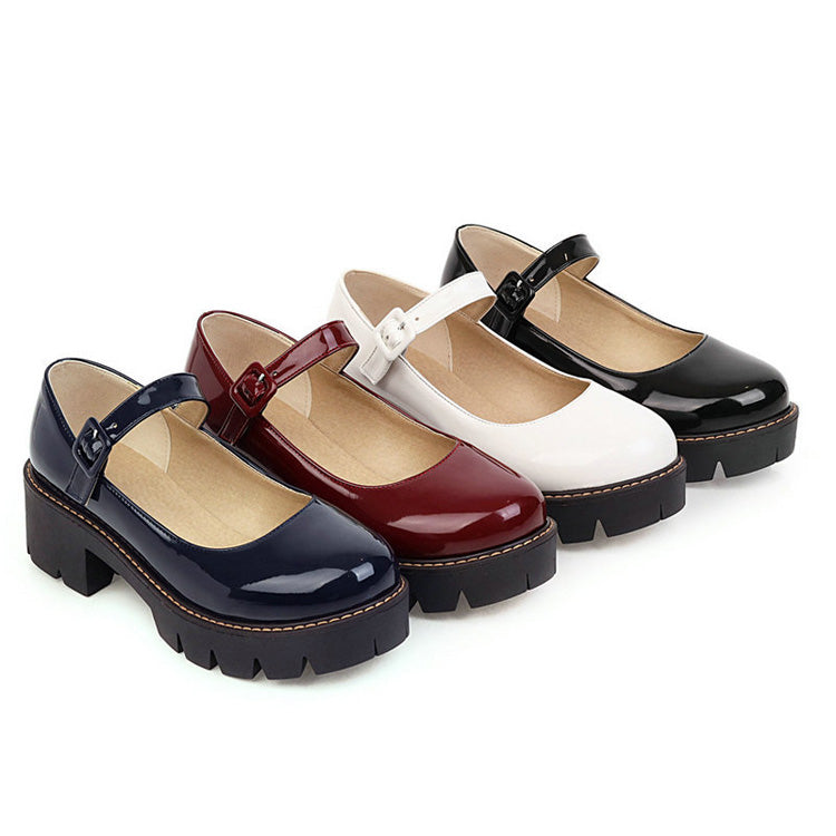 PU Leather Puppy Heel Classic Lolita Shoes 4 Colors - Product - 3