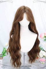 Brown Secondary Water Wave Eight Long Sweet Lolita Wig - Product - 3