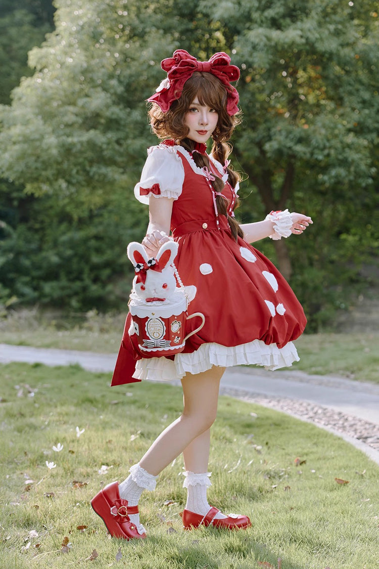 Lovely Teacup Rabbit Bowknot Sweet Lolita Shoulder Bag 5 Colors - Product - 17