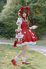 Lovely Teacup Rabbit Bowknot Sweet Lolita Shoulder Bag 5 Colors - Product - 17
