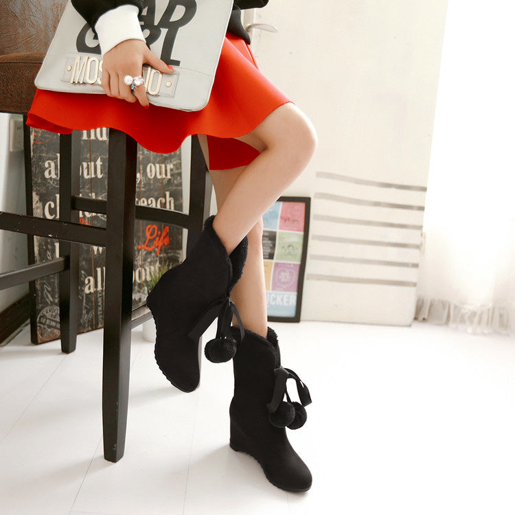 Cute Loli Furball Sweet Lolita Boots 3 Colors - Product - 12