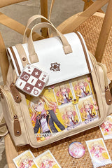 Quantum Chords Lovely Sweet College Style Lolita Itabag Backpack 7 Colors - Khaki - 4