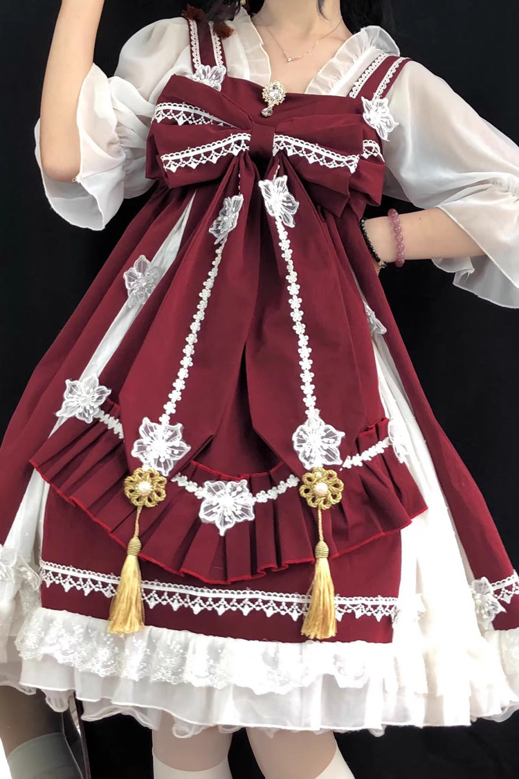 Chinese Style Rainbow Fairy Elegant Sweet Lolita JSK Dress 3 Colors - Product - 9