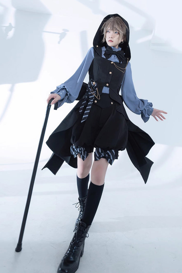 Black Narrative Maxim Ouji Fashion Gothic Lolita Shorts - Product - 7