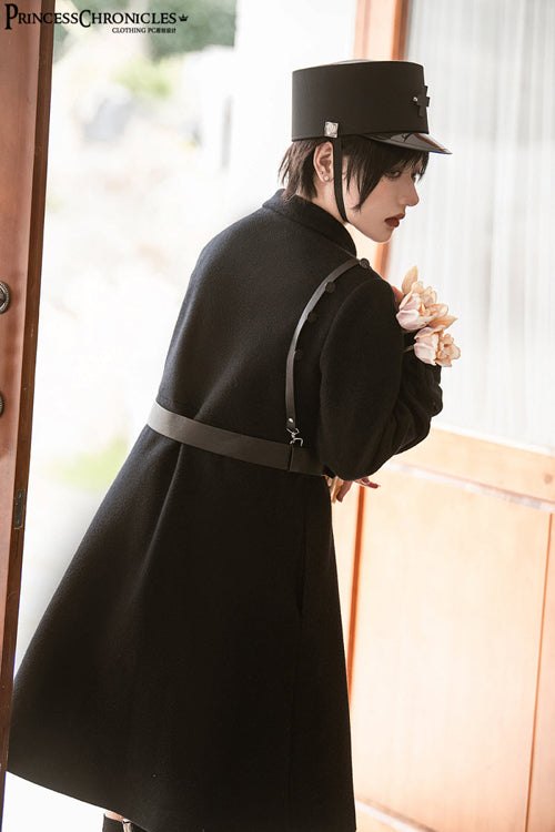 Black Princess Chronicles The northernmost Forest Military Ouji Lolita Coat - Product - 11