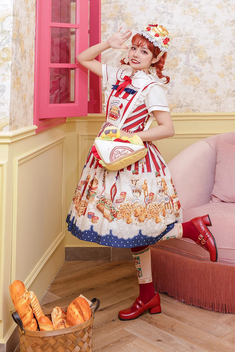 Yellow Sandwich Plush Yellow Duck Sweet Lolita Shoulder Bag - Product - 5