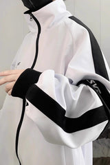 Handsome Long Sleeves Print Jirai Kei Coat 3 Colors - Product - 7