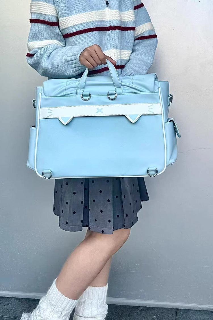 [Kitten Diary] Hidden Compartment Embroidered Bow Sweet Lolita Anime Itabag 8 Colors - Product - 10
