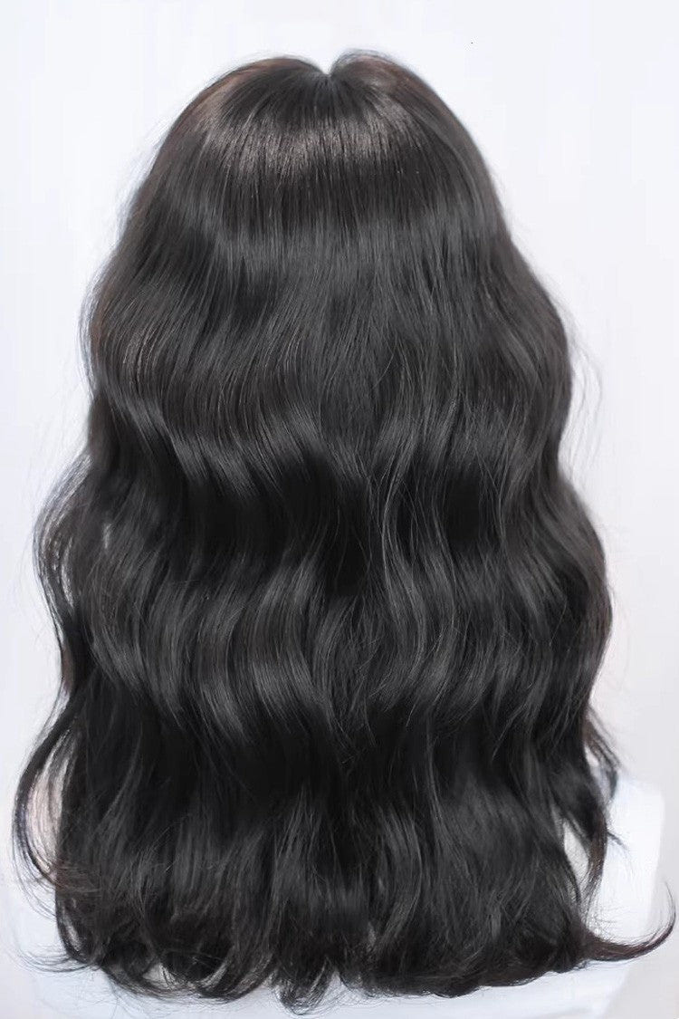 Natural Black Clip-in Curls Hair Topper Lolita Wig - Product - 3