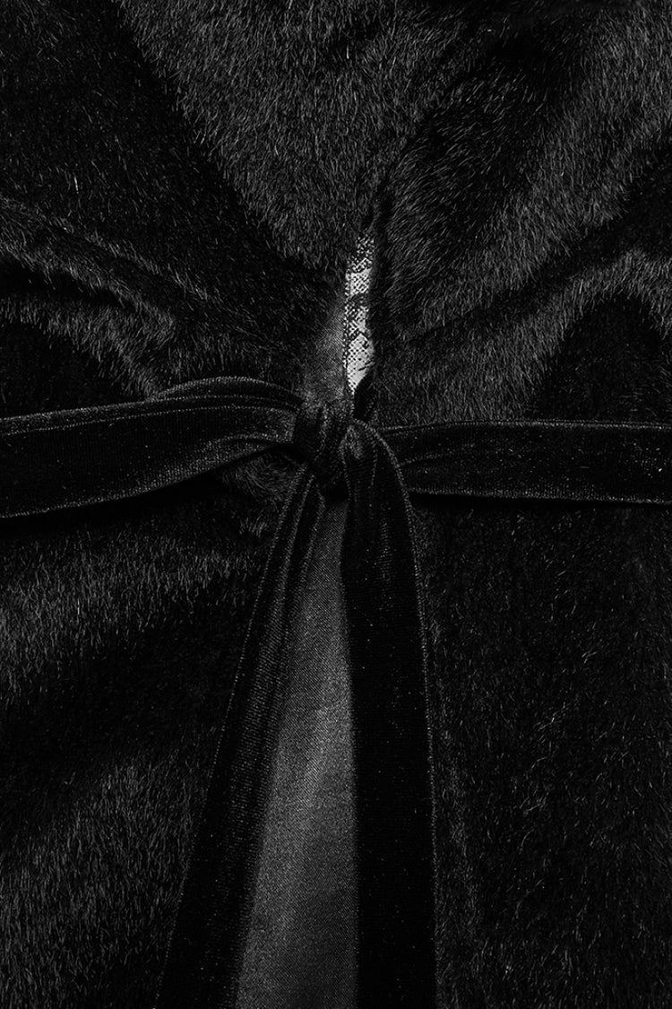 Black Men's Strap Bat Gothic Coat Cloak - Product - 6