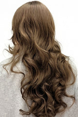 Ins Style Sweet Lolita Curtain Bangs Long Curly Wig 2 Colors - Product - 4