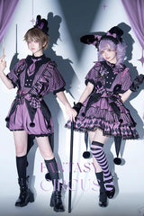 Purple Fantasy Circus Handsome Prince Ouji Fashion Lolita Set - Product - 8