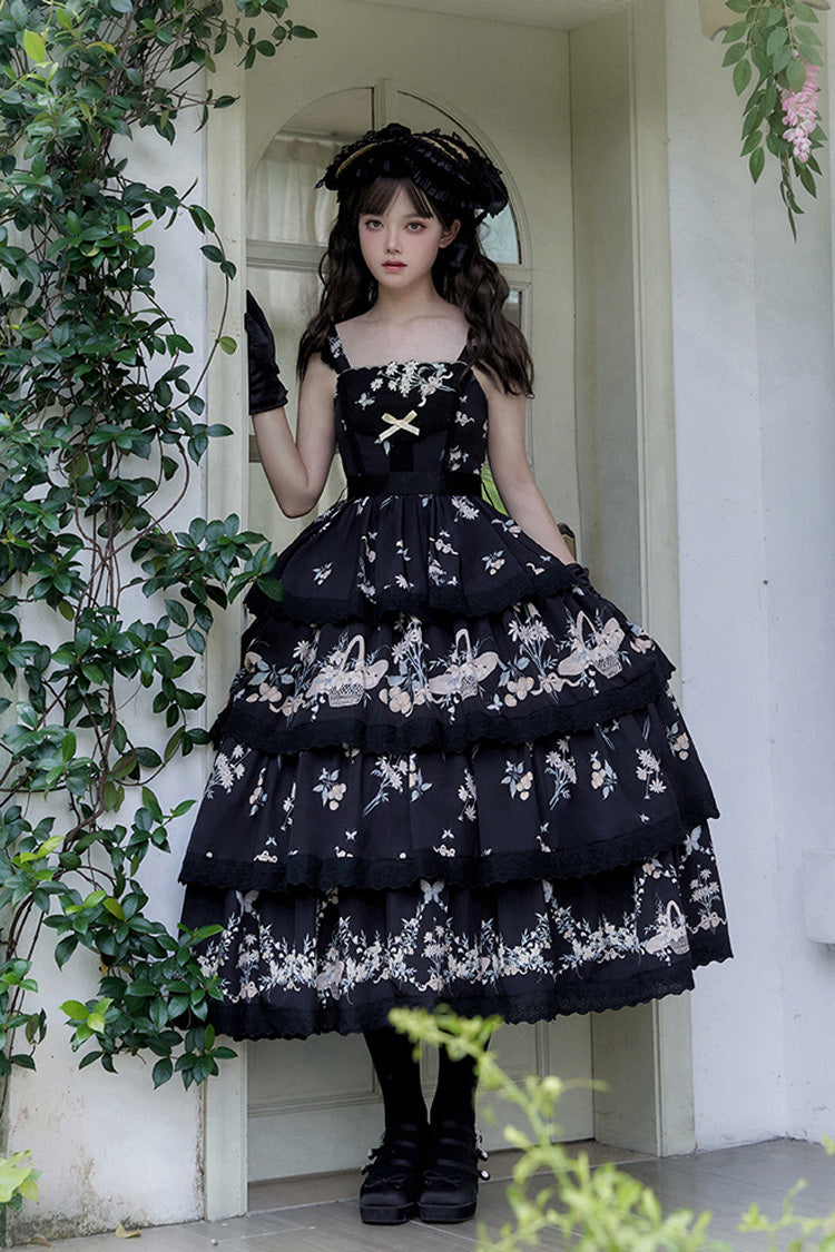 Letters and Poetry Multi-Layered Pastoral Style Print Embroidery Sweet Princess (Set) detail view 8