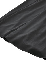 Black High Waisted Floral Printed Lace Mesh Women's Gothic Elegant Long Skirt - Product - 18