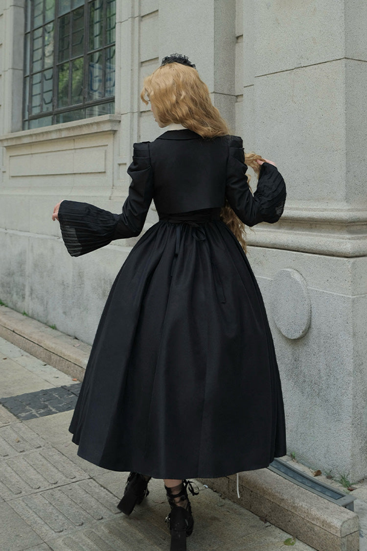 Black Night Traveler Breast Support Classic Gothic Lolita Jsk Dress - Product - 7