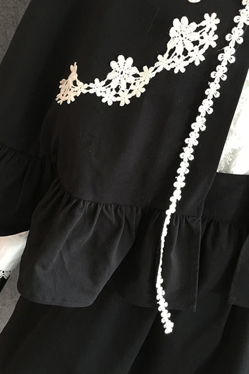 Black Devil Gothic Lolita Suspender Skirt - Product - 8