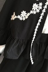 Black Devil Gothic Lolita Suspender Skirt - Product - 8
