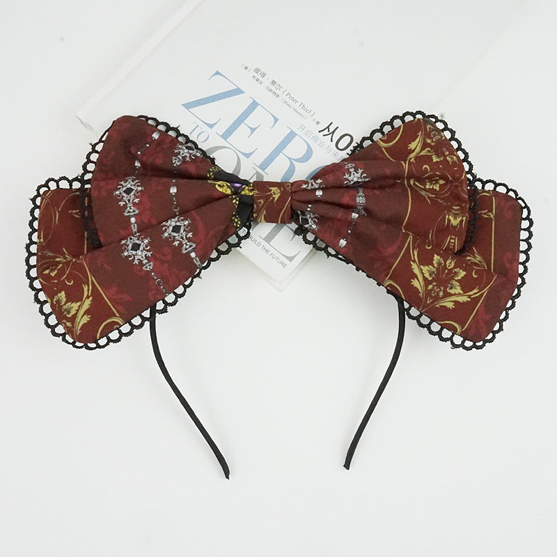 Cute Princess 4 Colors Bowknot Lolita KC - Wine - 1