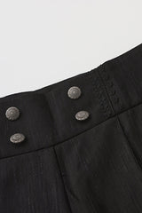 Black Glass Castle Elegant Handsome Prince Ouji Fashion Lolita Pants - Product - 2