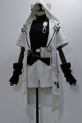 White [White Cat] Functional Style Ouji Fashion Prince Handsome Lolita Cat Ears Coat - Product - 13