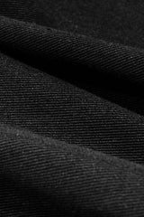 Black Rings Irregular Men's Gothic Skirt with Belts - Product - 6