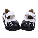 Black Patent Leather Point Toe Platform Sweet Lolita Shoes - Product - 5