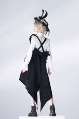 Black Rabbit Theater Jacquard Version Ouji Lolita Rabbit Ear Hat - Product - 7