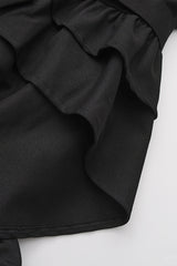 Black [Immortal Silent Agent] Sleeveless Ruffle Ouji Fashion Vintage Elegant Prince Lolita Long Coat - Product - 6