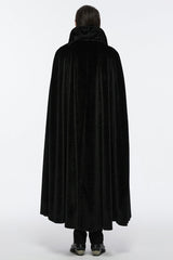 Black Men's Strap Bat Gothic Coat Cloak - Product - 3