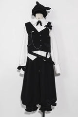 White Long Sleeves Secret Morning Paper Ouji Fashion Lolita Blouse - Product - 2