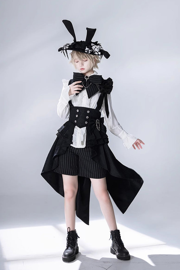 Black Rabbit Theater Jacquard Version Ouji Lolita Tail - Product - 3