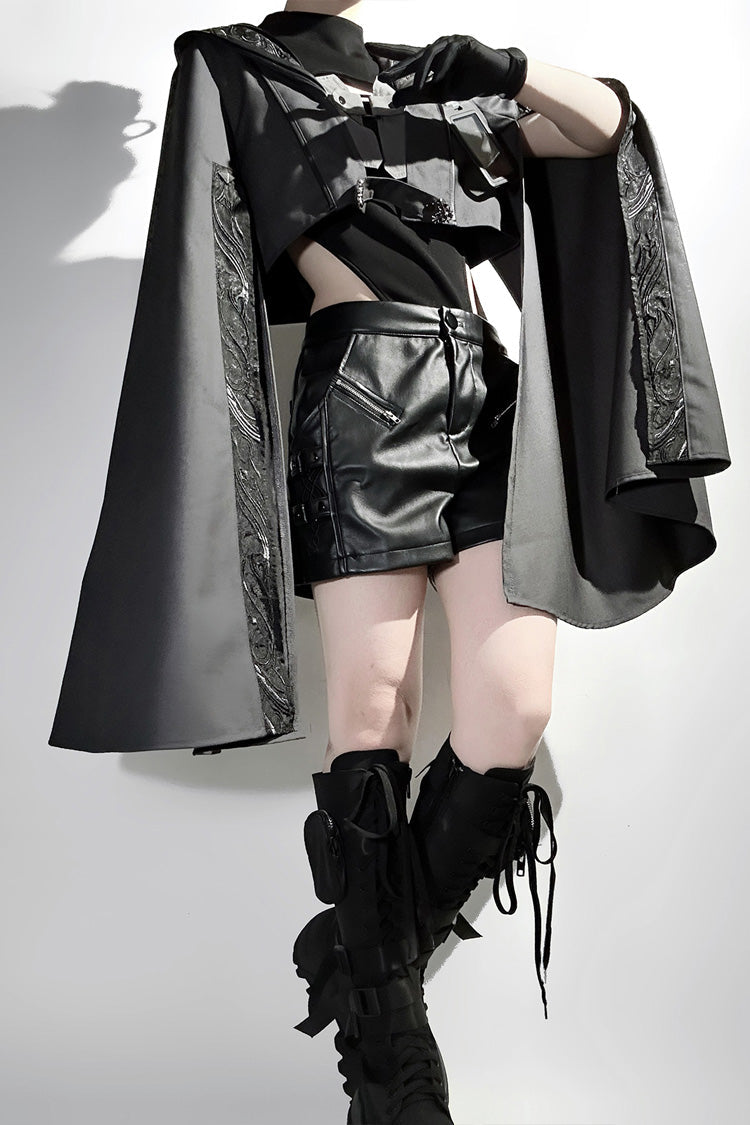 Black [Black Sheep Research Society] Gothic Prince Handsome Ouji Lolita Shorts Set - Product - 9