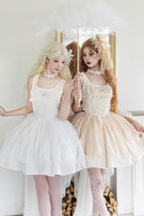 Moonlight Symphony Cardigan Bowknot Sweet Elegant Princess Lolita Jsk Dress 2 Colors - Product - 6