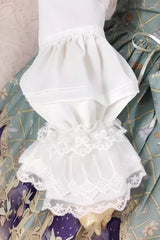 White Stand Collar Long Lantern Sleeves Lace Sweet Lolita Blouse - Product - 4
