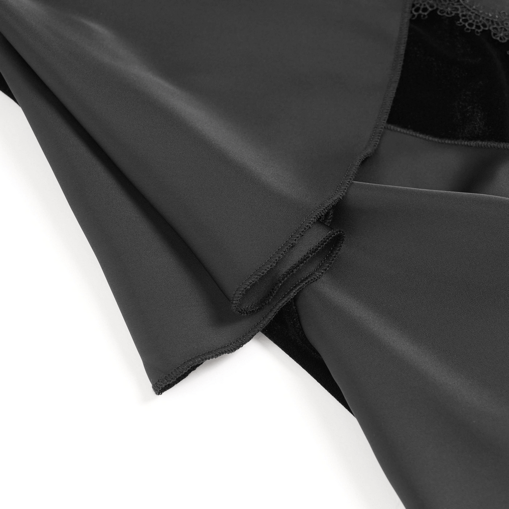 Chic Off-Shoulder Dress with Lace-Up Back and Fringes - image 14