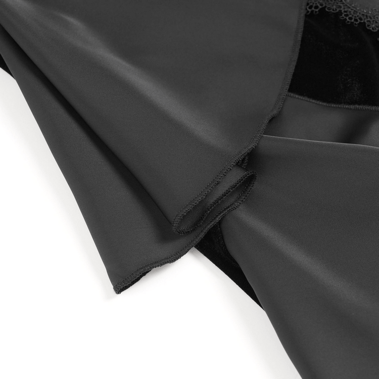 Chic Off-Shoulder Dress with Lace-Up Back and Fringes - image 14