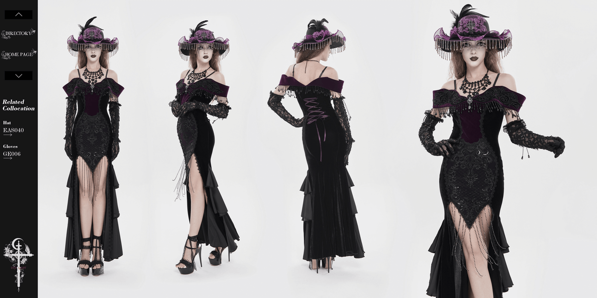 Chic Off-Shoulder Dress with Lace-Up Back and Fringes - image 20