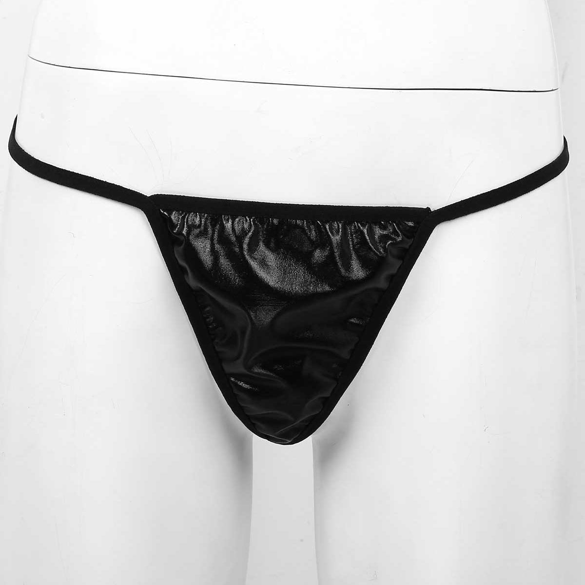 Cut Out Shoulders Keyhole Front Bodycon Mini Dress / Pole Dance Sexy Costume With G-String Briefs - image 14