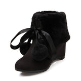 Cute Loli Furball Sweet Lolita Boots 3 Colors - Product - 14