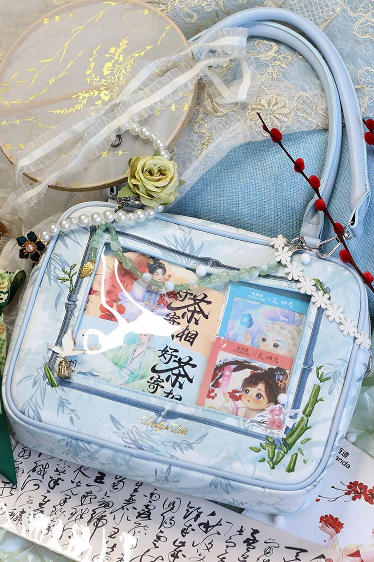 Oriental Style Sweet Lolita Top‑Handle Shoulder & Crossbody Ita Bag 3 Colors - Product - 7