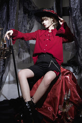 Princess Chronicles The Unknown Shadow Gothic Ouji Lolita Shorts - Product - 6