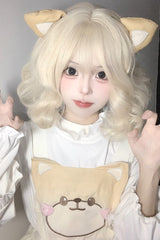 Natural Small Curls Short Sweet Lolita Wig 3 Colors - Product - 4