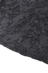 Black Women's Gothic V Collar Long Flared Sleeves Lace Patchwork Blouse - Product - 17