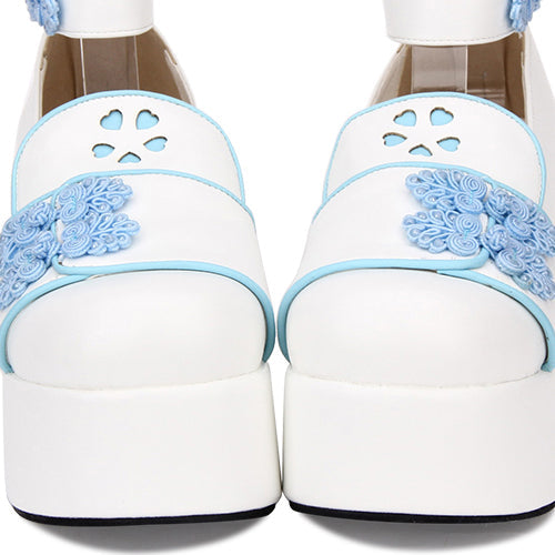 Chinese Embroidery Decoration Thick Base Classic Lolita Shoes - Product - 6